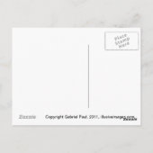 古大家の庭の郵便はがき ポストカード (裏面)