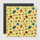 古学校の入れ墨の愛のパターン (正面/裏面)