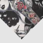 古学校の入れ墨をした少女 薄葉紙 (詳細)