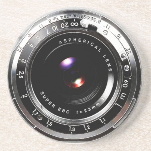 古学校フィルムカメラ コースター (正面)