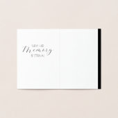 古実在手さよなら 箔カード (内部)