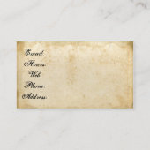 古家修復ペーパー名刺 名刺 (裏面)