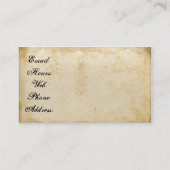 古家修復ペーパー名刺 名刺 (裏面)