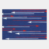 古屋光琳ヴィンテージウッ日本のドブロックプリント ラッピングペーパーシート (正面)