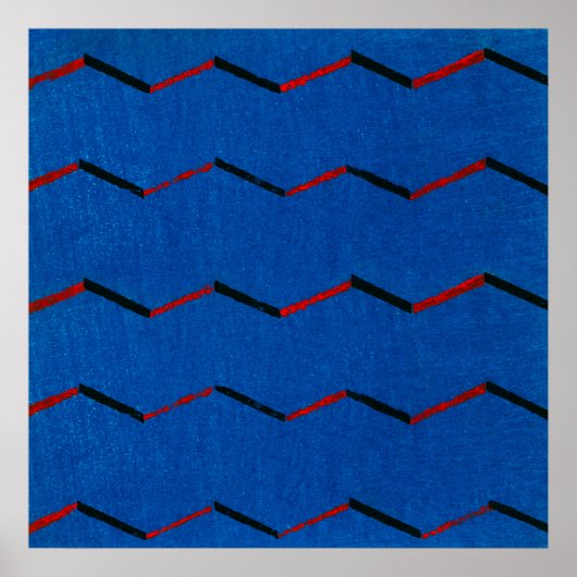 古屋日本の光琳（1904年）の織物パターン ポスター (正面)