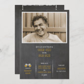 古希の記念にコールドワン 招待状 (正面/裏面)