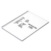 古式コー国際的ド(モールス符号) ノートブック (左側)