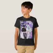 古手梨花と羽入ステッカー Tシャツ (正面フル)