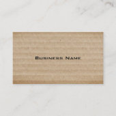古擦り切れたいダンボール箱 名刺 (正面)