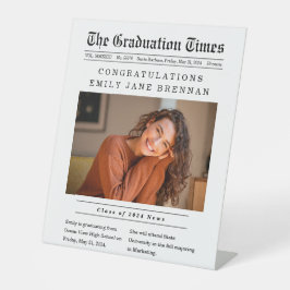 古新聞スタイル卒業発表 台座サイン