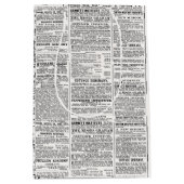 古新聞デザイン ミディアムペーパーバッグ (正面)