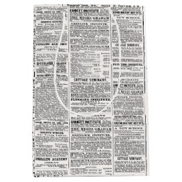 古新聞デザイン ミディアムペーパーバッグ