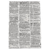 古新聞デザイン ミディアムペーパーバッグ (裏面)