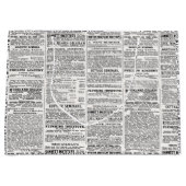 古新聞デザイン ラージペーパーバッグ (正面)