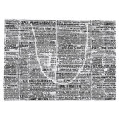 古新聞デザイン ラージペーパーバッグ (裏面)