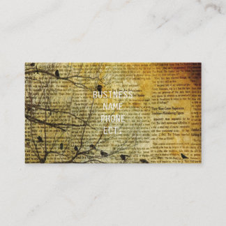 古新聞美術 名刺