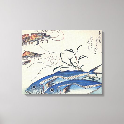 古日本の海の生絵を描命 キャンバスプリント (正面)