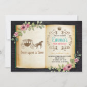 古書のテーマのパーティの招待状 招待状 (正面)