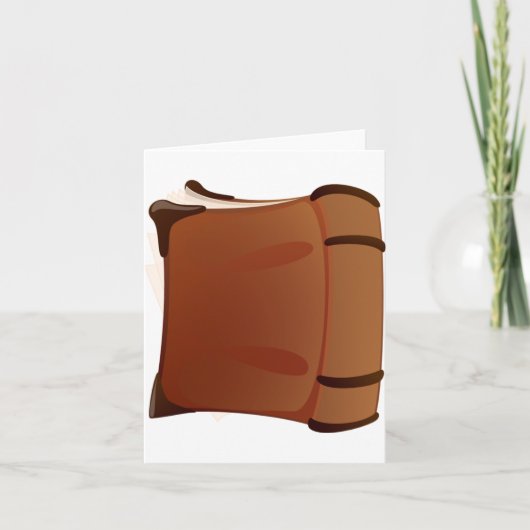 古書のメッセージカード カード (正面)