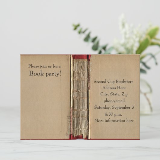 古書の招待状 招待状 (スタンド正面)