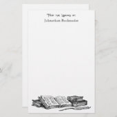 古書図書館から文房具カスタムで 便箋 (正面/裏面)