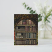 古書図書館の本の愛好家 ポストカード (スタンド正面)