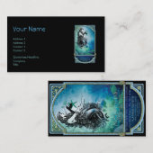 古書売買の人魚のお洒落な名刺 名刺 (正面/裏面)