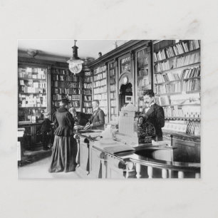 古書店、1895年 ポストカード