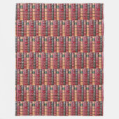 古書館（英文） フリースブランケット (正面)