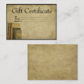 古書 – Prim Gift Certificate Card 割引カード (正面/裏面)