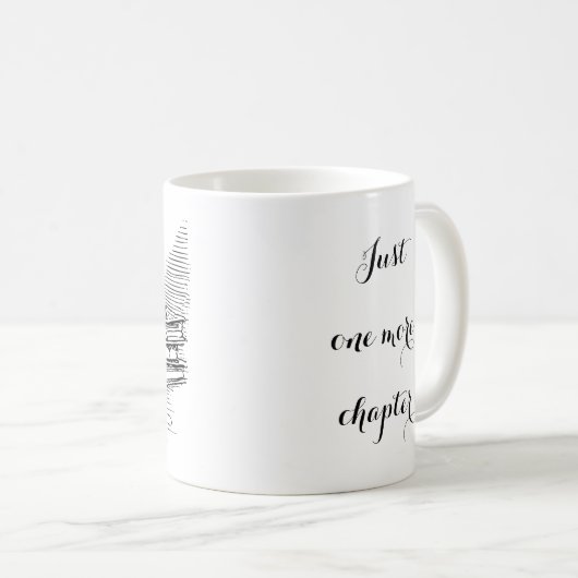 古書drawing||ちょうど1つのより多くの章 コーヒーマグカップ (正面右)