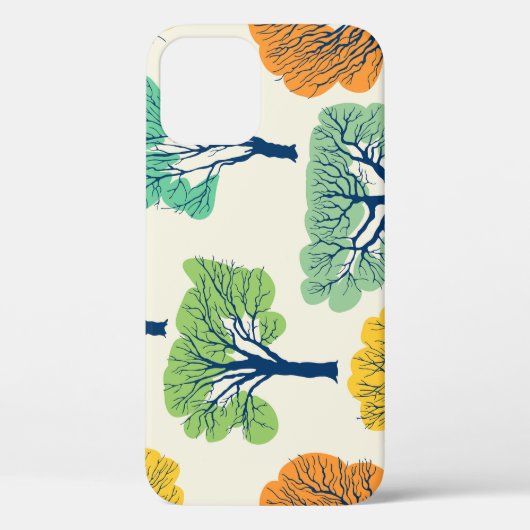 古木の自然シームレスパターン Case-Mate iPhoneケース (裏面)