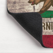 古木カリフォルニア州旗 マウスパッド (コーナー)