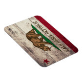 古木カリフォルニア州旗 マグネット (右側)