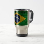 古木ブラジル国旗 トラベルマグ (正面右)