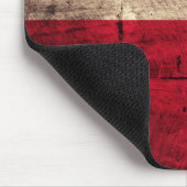 古木ポーランド国旗 マウスパッド (コーナー)