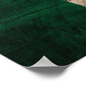 古木メキシコ国旗 ポスター (角)