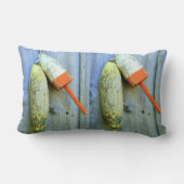 古木ロブスターブイ枕 ランバークッション (裏面)