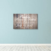 古木結婚キャンバス キャンバスプリント (インサイチュ (ウッドフロア))