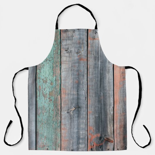 古木絵を描違う垣の色 エプロン (正面)