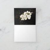 *~*古木製白素朴バラブライダルシャワー サンキューカード (内部)