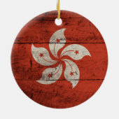 古木香港国旗 セラミックオーナメント (裏面)