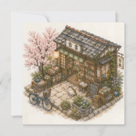 古本屋の水彩画