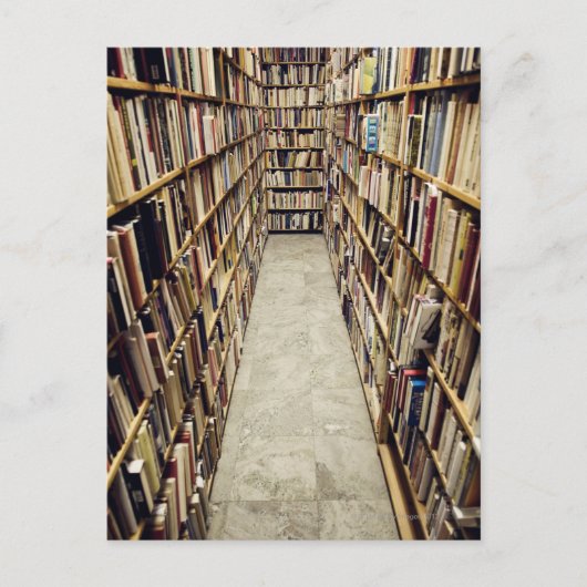 古本屋スウェーデンのインテリア。 ポストカード (正面)