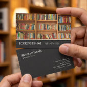 古本屋・中古本屋・図書館 - 本棚の写真 名刺