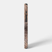 古材の背景またはテクスチャ iPhoneケース (左側面)