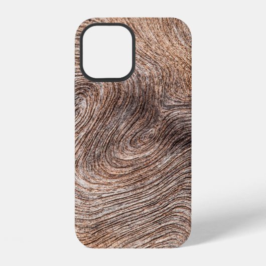 古材の背景またはテクスチャ iPhoneケース (裏面)