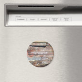 古材の風情あるボートの木製の板 マグネット (インサイチュ (食洗機))