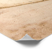 古活字，手書き，ヴィンテージはがき， e ポスター (角)