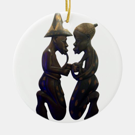 古流おもしろいの幕名は セラミックオーナメント (正面)